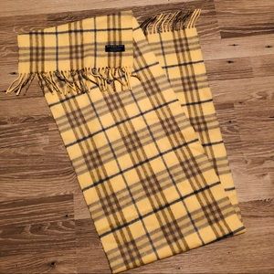 Burberry Yellow Scarf